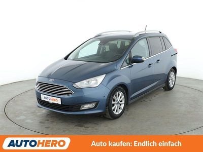 Blau Gebraucht 2019 Ford Grand C-Max Titanium Van / Kleinbus | 13.430 € (Fairer Preis)