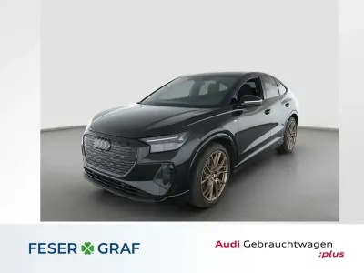 Gebraucht Audi Q4 Sportback e-tron S-Line 250 kW (340 PS) 2024 Mythosschwarz metallic SUV