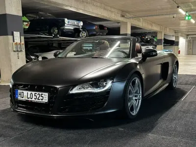 Używany Audi R8 Spyder Sport 525 KM (386 kW) 2011 Czarny Kabriolet
