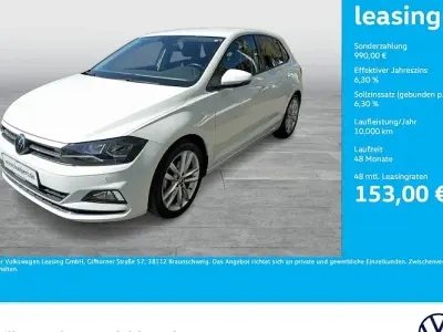 Second-hand VW Polo Highline 110 CP (80 kW) 2021 Alb Hatchback