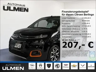 Gebraucht Citroën e-Berlingo Shine 100 kW (136 PS) 2024 Schwarz Van / Kleinbus