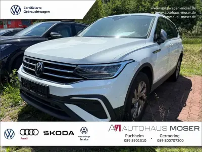 Gebraucht VW Tiguan Allspace Life 150 PS (110 kW) 2022 Weiß SUV
