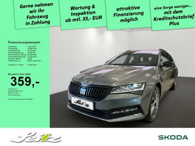 Gebraucht Skoda Superb SportLine 200 PS (147 kW) 2024 Graphite grau metallic Kombi