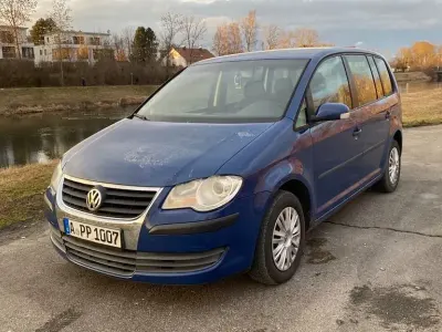 Gebraucht VW Touran Conceptline 90 PS (66 kW) 2007 Blau Van / Kleinbus