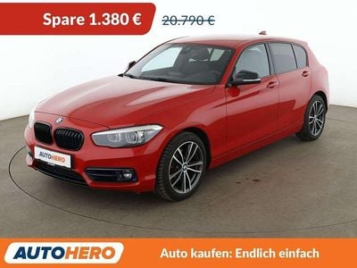 Usata BMW 120 Sport Line 184 CV (135 kW) 2018 Rosso Utilitaria
