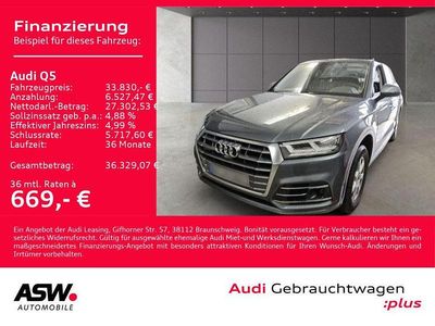 Gebraucht Audi Q5 S-Line 190 PS (139 kW) 2019 Monsungrau metallic SUV