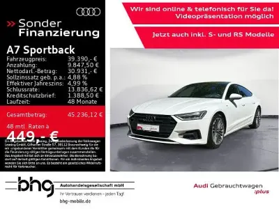 Gebraucht Audi A7 Sport 265 PS (194 kW) 2023 Ibisweiß Limousine
