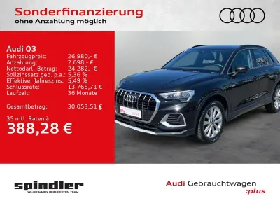 Gebraucht Audi Q3 Advanced Plus 150 PS (110 kW) 2022 Mythosschwarz metallic SUV