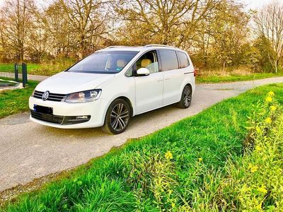 Gebraucht VW Sharan Highline 184 PS (135 kW) 2015 Beige Van / Kleinbus