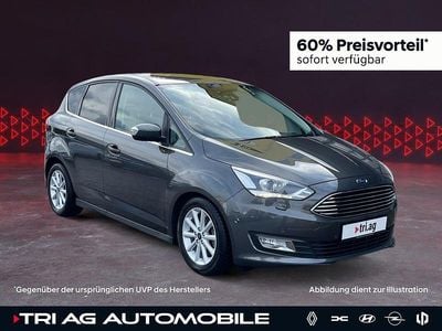 Grau Gebraucht 2017 Ford C-MAX Titanium Van / Kleinbus | 12.990 € (Fairer Preis)