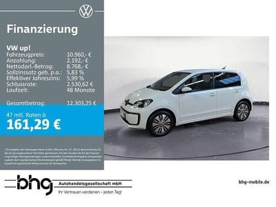 Gebraucht VW e-up! Sound 60 kW (82 PS) 2019 Weiss Kleinwagen