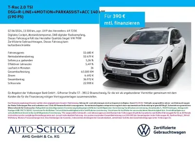 Gebraucht VW T-Roc R-line 190 PS (139 kW) 2024 Weiß SUV