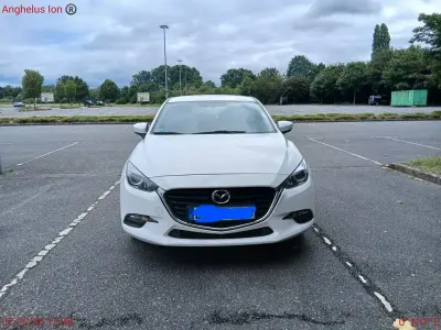 Gebraucht Mazda 3 Prime-Line 101 PS (74 kW) 2017 Weiß Limousine