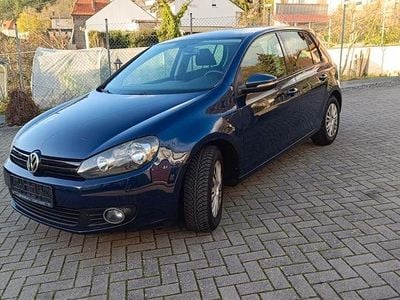 Gebraucht VW Golf VI Comfortline 80 PS (58 kW) 2009 Blau Kleinwagen