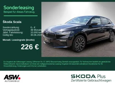 Gebraucht Skoda Scala Selection 150 PS (110 kW) 2025 Schwarzmagic perleffekt Kleinwagen