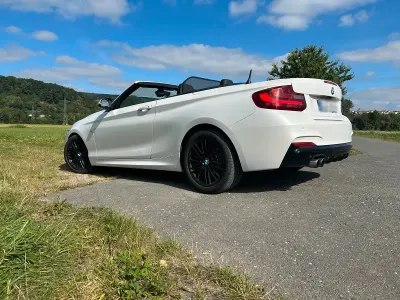 Gebraucht BMW 218 Sport Line 136 PS (100 kW) 2016 Weiß Cabrio