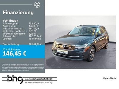 Gebraucht VW Tiguan Life 131 PS (96 kW) 2023 Grau SUV