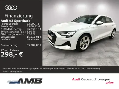 Używany Audi A3 Advanced Plus 116 KM (85 kW) 2025 Biały Sedan/Limuzyna