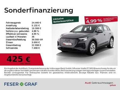 Gebraucht Audi Q4 e-tron Comfort 125 kW (170 PS) 2023 Kieselgrau SUV