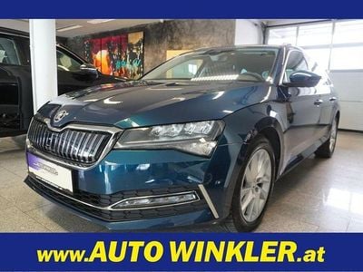 Gebraucht Skoda Superb 156 PS (114 kW) 2021 Blau Kombi