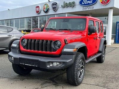 Gebraucht Jeep Wrangler Unlimited Rubicon 272 PS (200 kW) 2024 Rot SUV