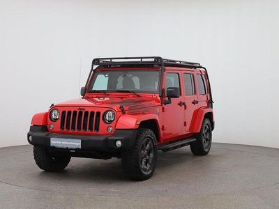 Second-hand Jeep Wrangler Unlimited Sahara 200 CP (147 kW) 2018 Roșu SUV