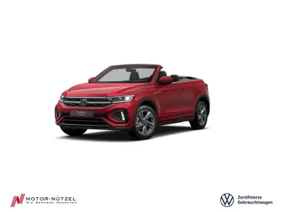 Second-hand VW T-Roc Cabriolet R-line 150 CP (110 kW) 2025 Roșu Cabrio