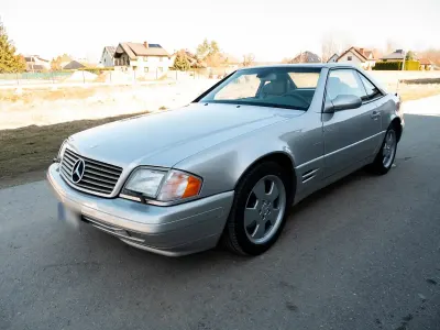 Gebraucht Mercedes SL500 306 PS (225 kW) 2000 Silber Cabrio