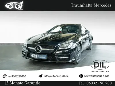 Gebraucht Mercedes SLK200 AMG line 184 PS (135 kW) 2012 Schwarz Cabrio
