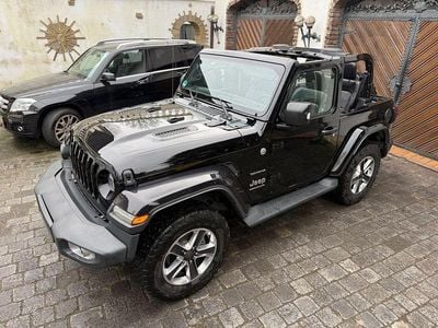 Gebraucht Jeep Wrangler Unlimited Sahara 200 PS (147 kW) 2019 Schwarz SUV