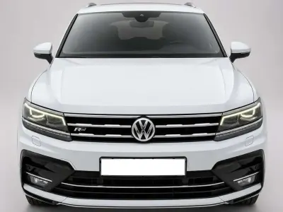 Gebraucht VW Tiguan Allspace Highline 239 PS (175 kW) 2019 Pure white SUV