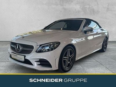 Gebraucht Mercedes C180 AMG line 156 PS (114 kW) 2020 Weiß Cabrio