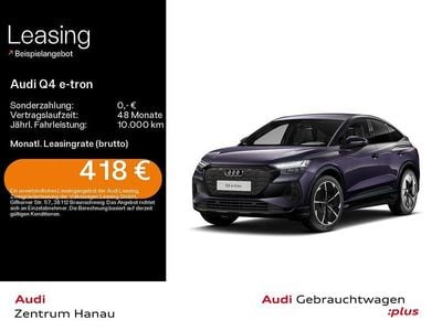 Gebraucht Audi Q4 Sportback e-tron Ambiente 210 kW (286 PS) 2025 Auroraviolett metallic SUV