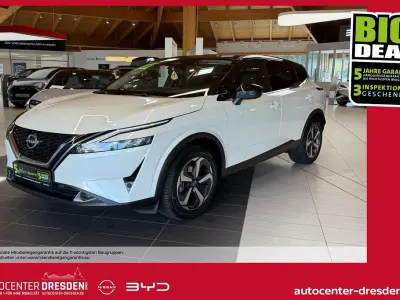 Gebraucht Nissan Qashqai N-Connecta 158 PS (116 kW) 2024 Pearl white/black m SUV