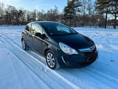 Gebraucht Opel Corsa 69 PS (50 kW) 2012 Schwarz Kleinwagen