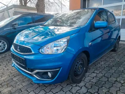Gebraucht Mitsubishi Space Star 80 PS (58 kW) 2018 Blau Kleinwagen