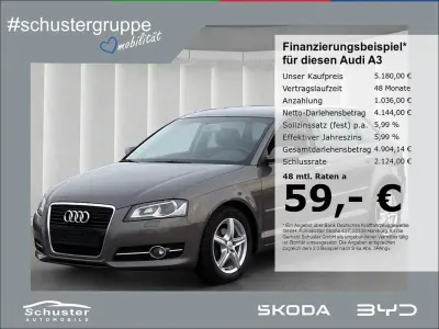 Gebraucht Audi A3 Ambition 140 PS (102 kW) 2012 Grau Kleinwagen