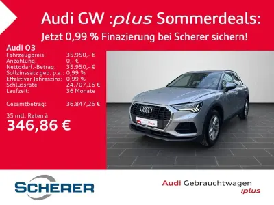 Gebraucht Audi Q3 Basis 150 PS (110 kW) 2025 Florettsilber metallic SUV