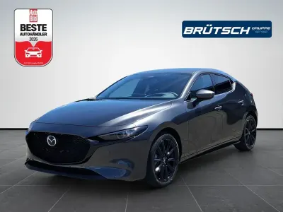 Neu Mazda 3 Exclusive-Line 186 PS (136 kW) 2026 Machine gray metallic Limousine