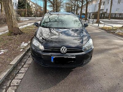 Gebraucht VW Golf VI 2010 Schwarz Kleinwagen