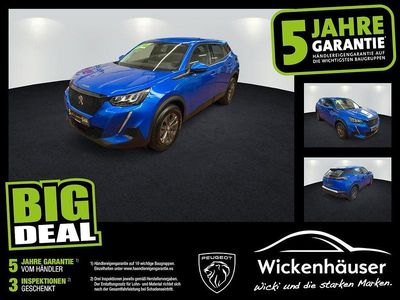 Gebraucht Peugeot 2008 Active 101 PS (74 kW) 2021 Blau/typ aussenverkleidung met SUV