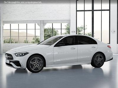 Gebraucht Mercedes C220 AMG line 200 PS (147 kW) 2025 Weiß Limousine