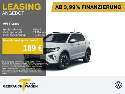 Second-hand VW T-Cross R-line 150 CP (110 kW) 2025 Argintiu SUV