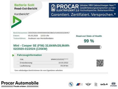 Gebraucht Mini Cooper SE 135 kW (184 PS) 2022 Silber Kleinwagen