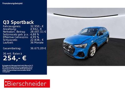 Usata Audi Q3 S-Line 150 CV (110 kW) 2023 Blu SUV