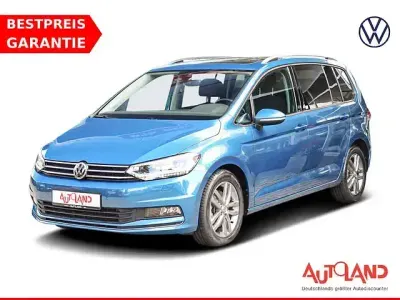 Gebraucht VW Touran Sound 150 PS (110 kW) 2017 Caribbean blue metallic Van / Kleinbus