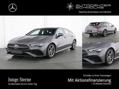 Lack mountaingrau Gebraucht 2024 Mercedes CLA200 Shooting Brake AMG Kombi | 33.332 € (Fairer Preis)
