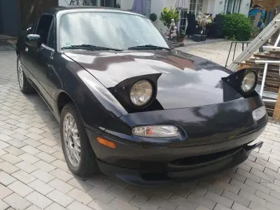 Gebraucht Mazda MX5 115 PS (84 kW) 1991 Schwarz Cabrio