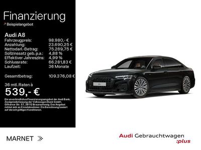 Nouă Audi A8L Ambiente 462 CP (339 kW) 2025 Negru Berlinǎ