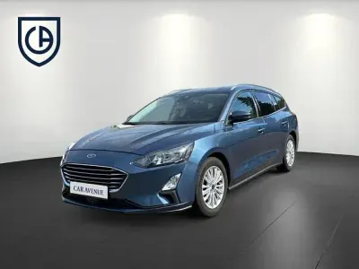 Brugt Ford Focus Titanium S 125 HK (91 kW) 2019 Blå Sedan